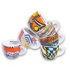 Ancap cappuccino kopjes Arlecchino set van 6