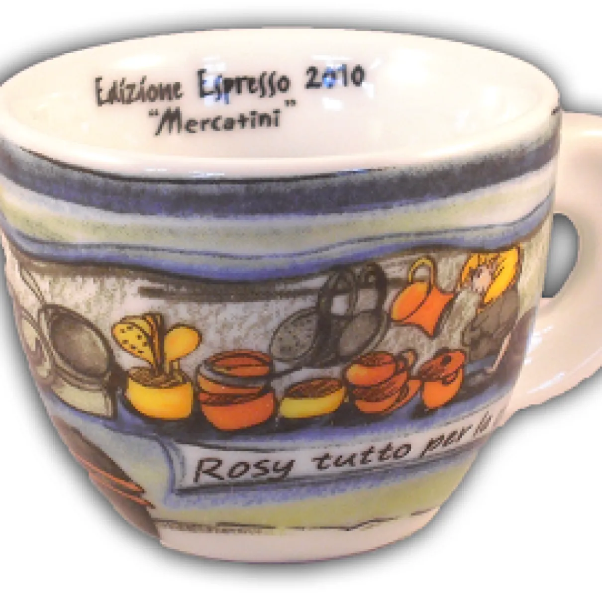 ANCAP Cappuccino kopjes Mercatini set van 6