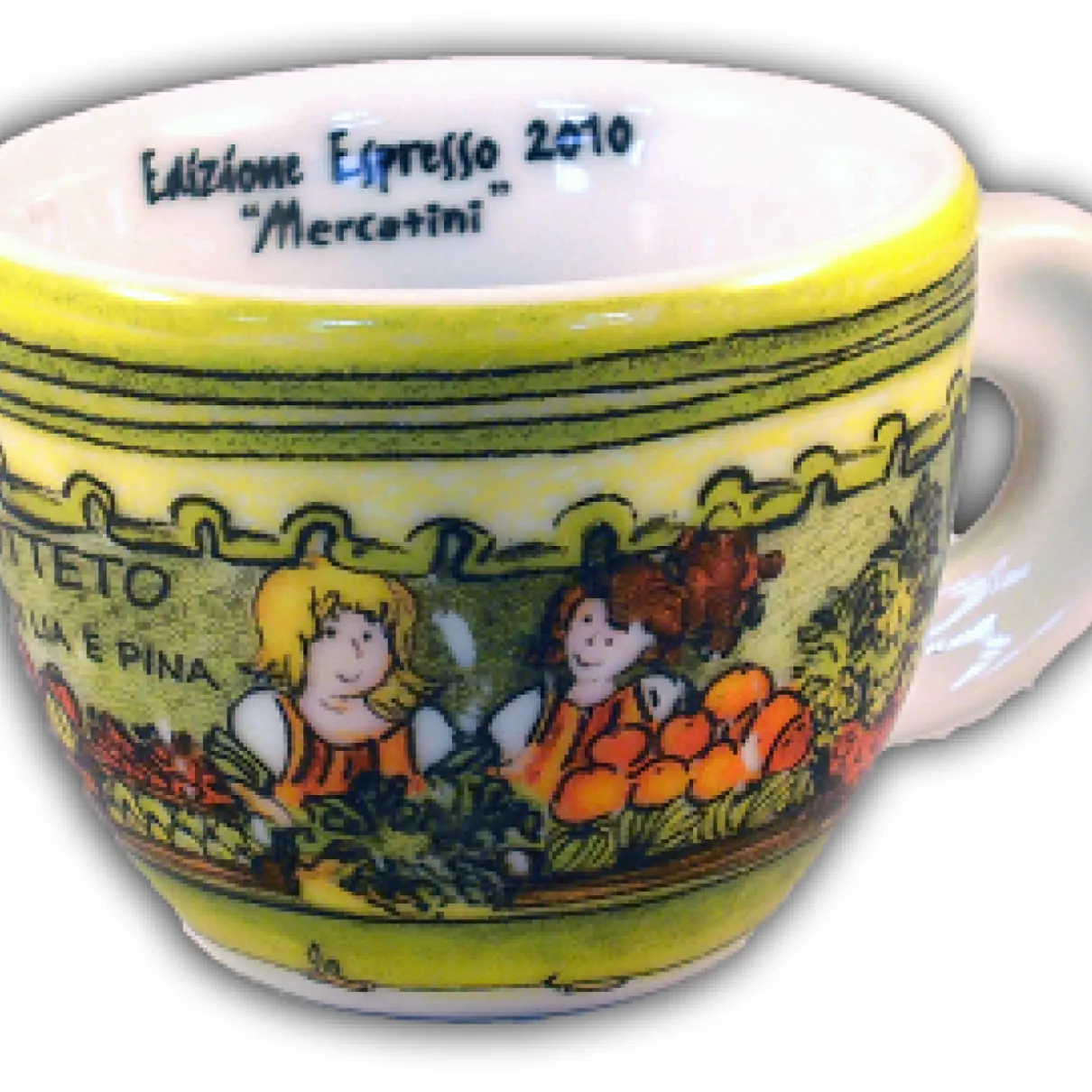 ANCAP Cappuccino kopjes Mercatini set van 6