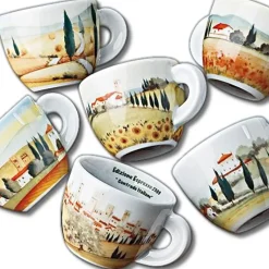 ANCAP Epressokopjes Contrade italiane set van 6