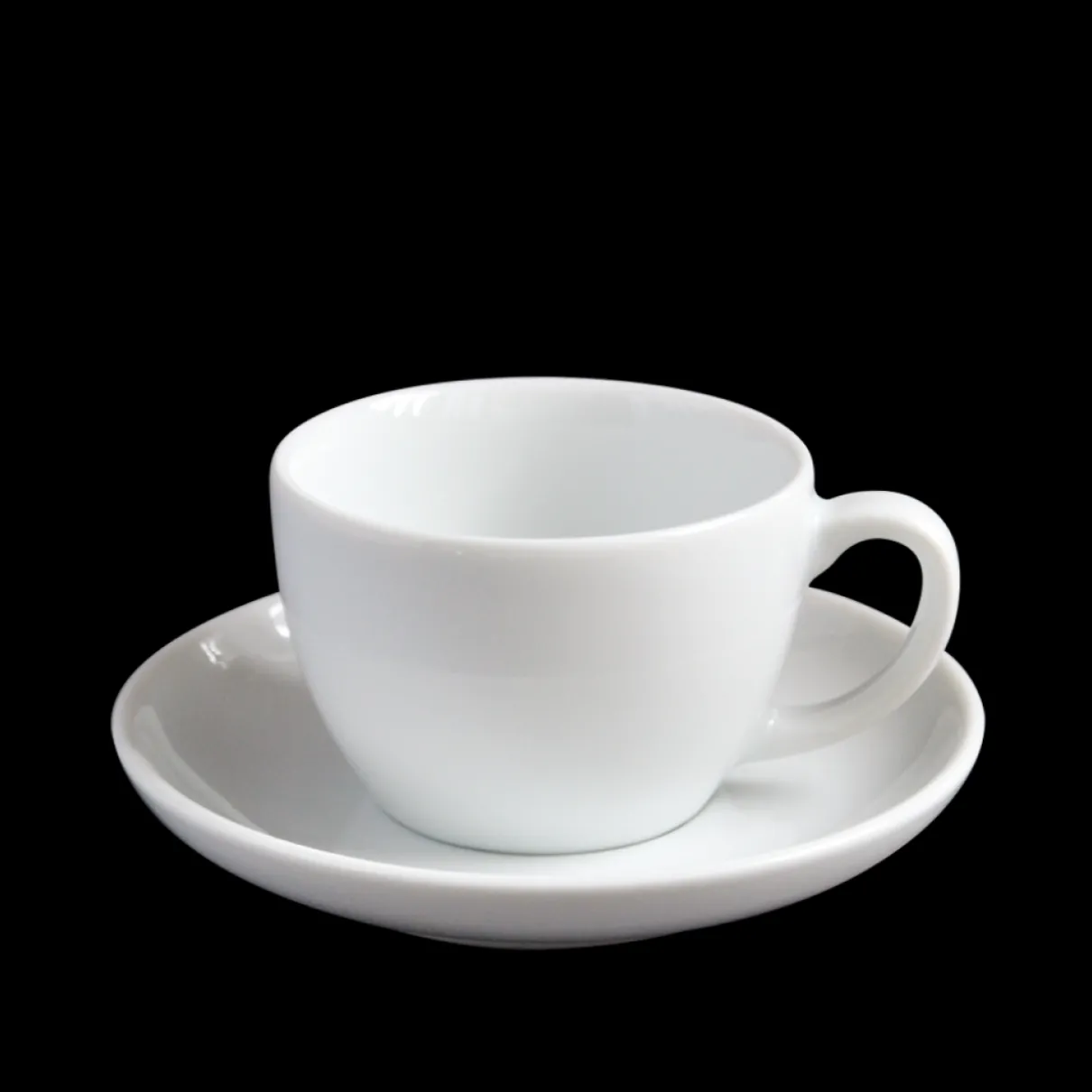 Ancap Open Cappuccino - kop en schotel - 180cc - Wit