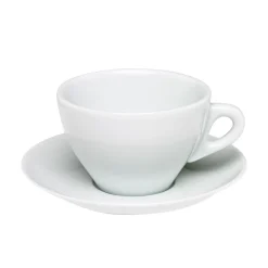 Ancap Torino Caffe Latte - kop en schotel - 350ml Wit