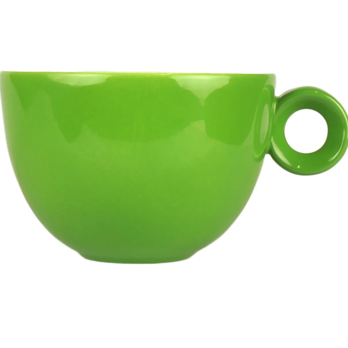 Cappuccinokopjes - 200ml - Mosterdman - 6 groene kopjes