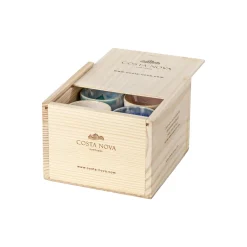 Costa Nova Grespresso - 8 espressokopjes 80ml in houten giftbox