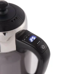 Dubbelwandige waterkoker met temperatuurregeling - Pure Kettle Almost Black