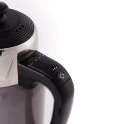 Dubbelwandige waterkoker met temperatuurregeling - Pure Kettle Almost Black
