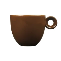 Espressokopjes - Bruin - 80ml - Mosterdman - set van 6