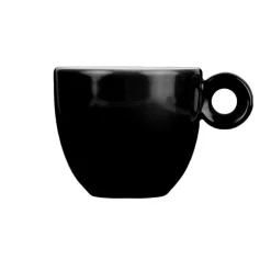 Espressokopjes - Zwart - 80ml - Mosterdman - set van 6