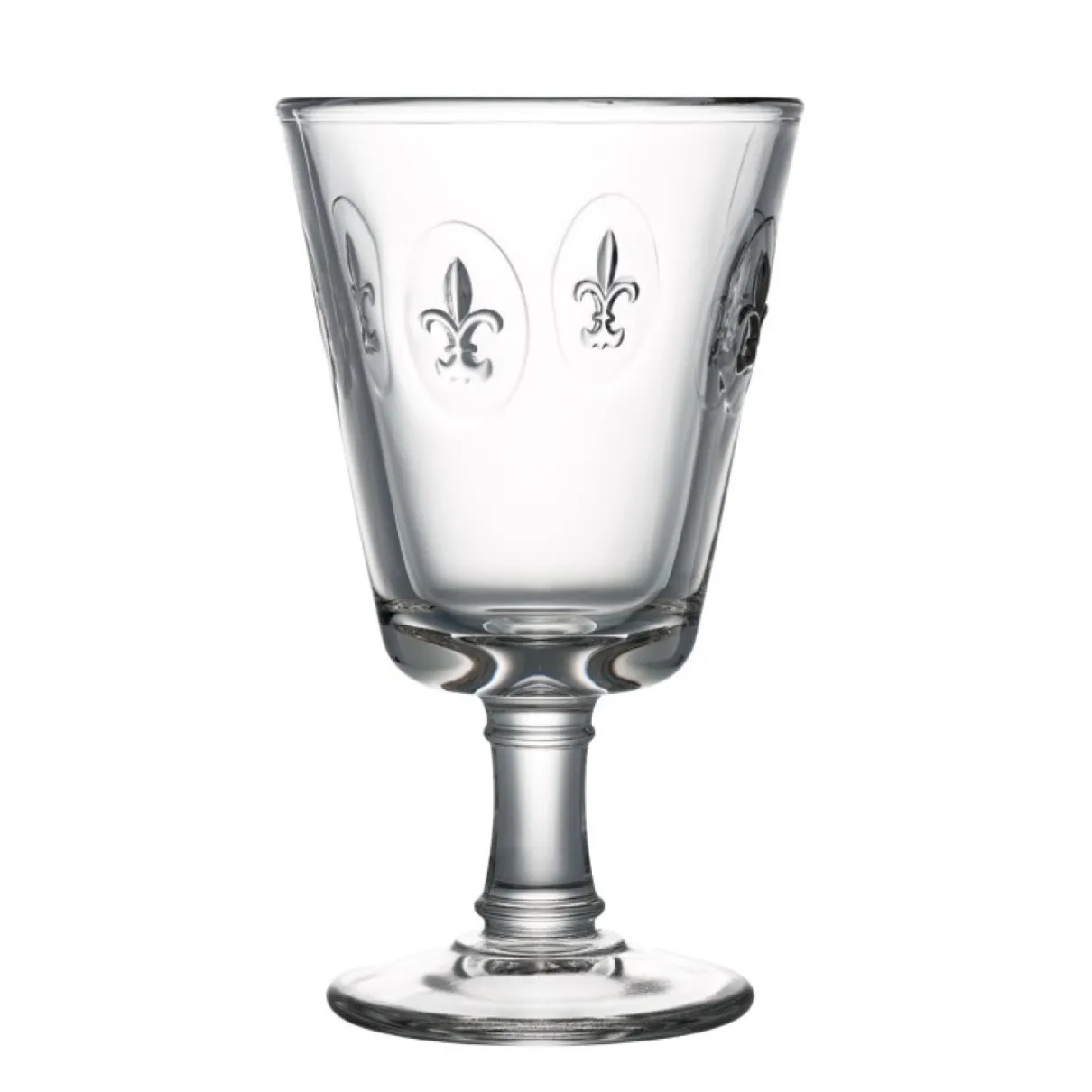 Glas op voet - La Rochere - Fleur de lys - 240ml - set van 6