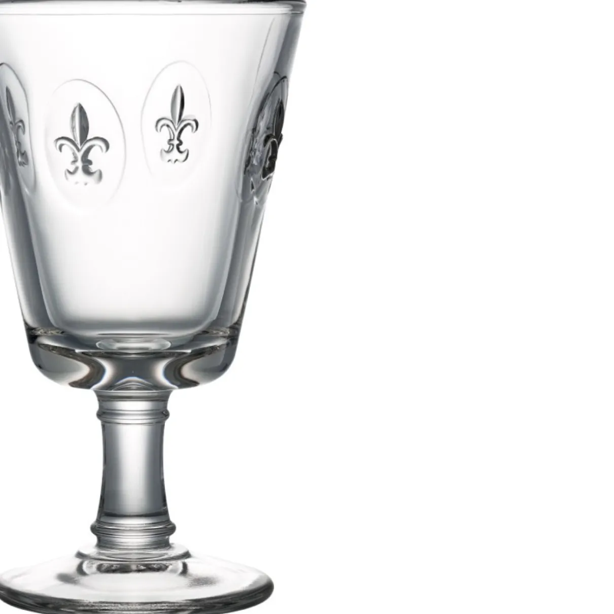 Glas op voet - La Rochere - Fleur de lys - 240ml