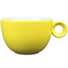 Large cappuccino - Caffé Latte kop - 320ml - Mosterdman - Geel