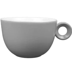 Large cappuccino - Caffé Latte kop - 320ml - Mosterdman - Grijs