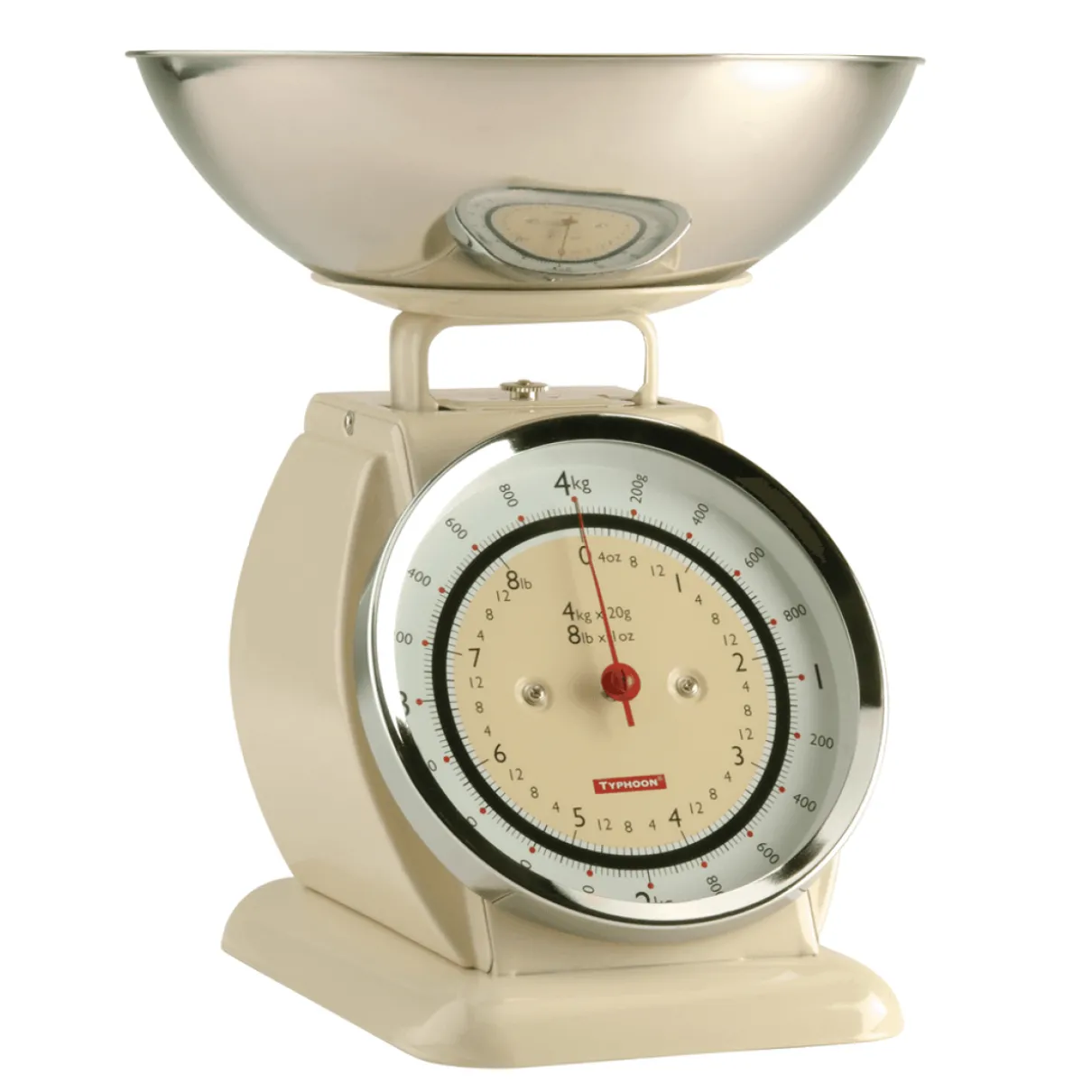 Retro Keukenweegschaal - Typhoon Bella 4 KG - vanille