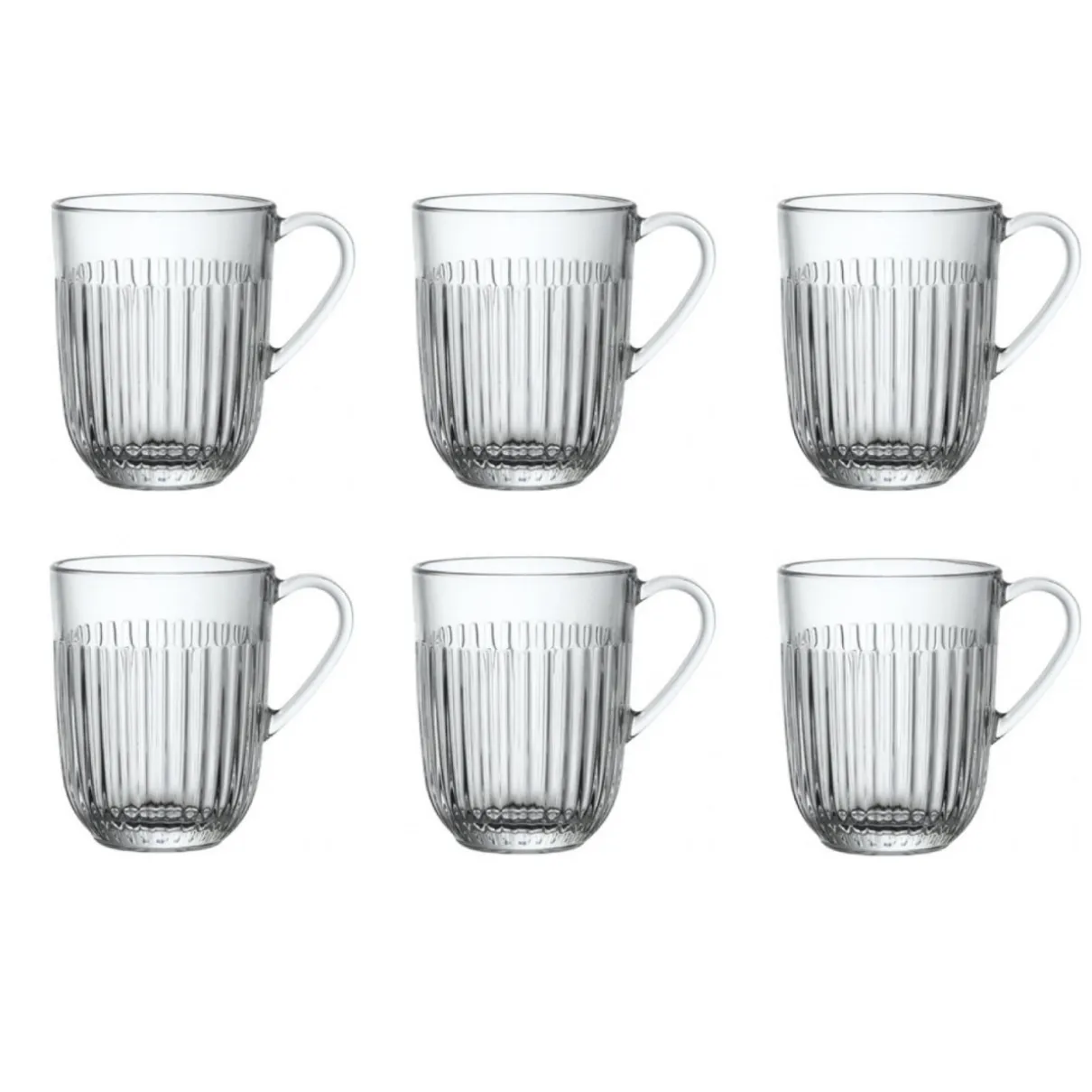 Theeglas - La Rochère Ouessant - 400ml - set van 6