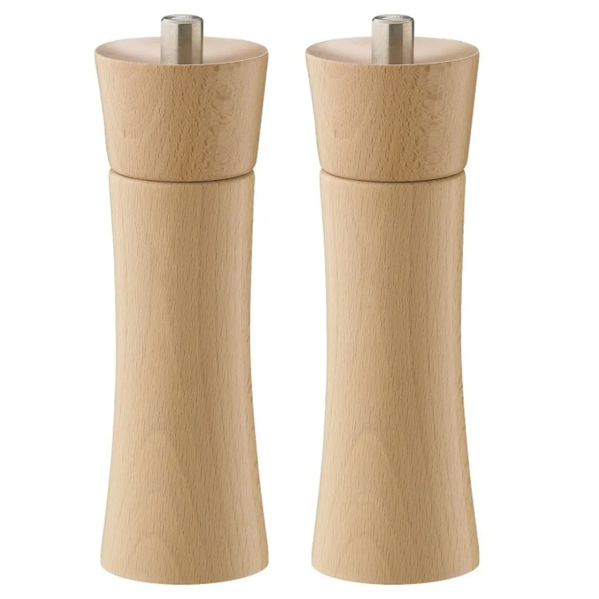 Zout en pepermolen Zassenhaus Frankfurt - 18cm - Hout naturel - Set