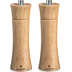 Zout en pepermolen Zassenhaus Frankfurt - 18cm - Bamboe - Set