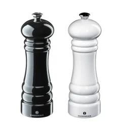 Zout- en pepermolen Zassenhaus Berlin - 18cm - Zwart Wit
