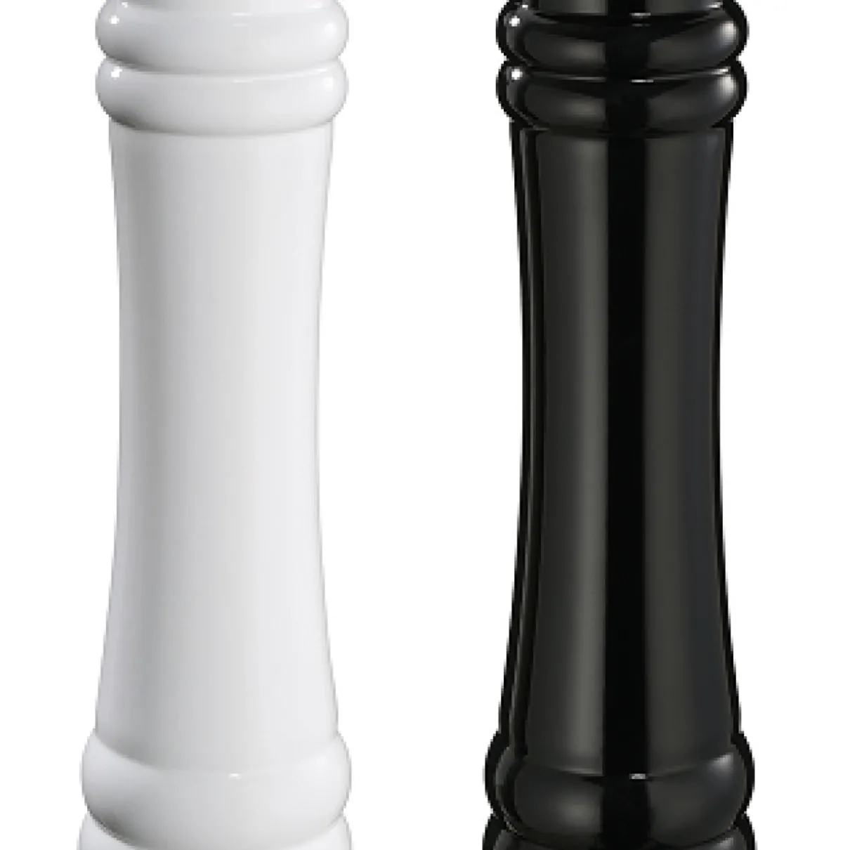 Zout- en pepermolen Zassenhaus Berlin - 30cm - Zwart en wit glans