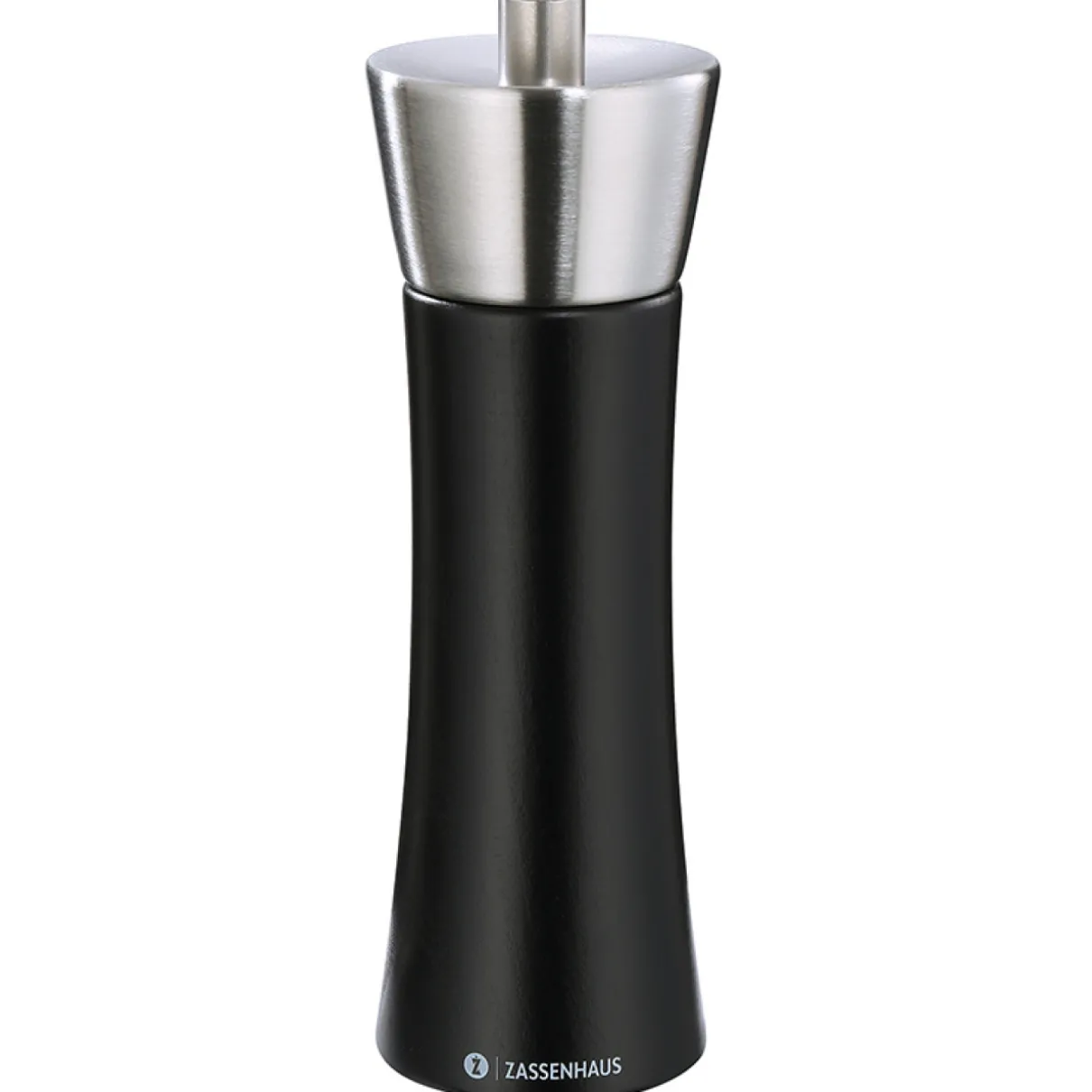 Zout- en pepermolen Zassenhaus Augsburg - 18cm - Zwart Wit - Set